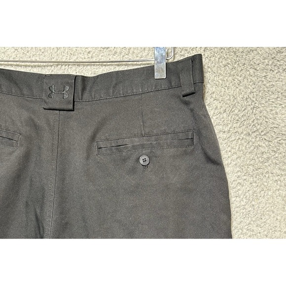 Under Armour Shorts Mens 36 Black HeatGear Golf Lightweight Stretch Athletic - Picture 12 of 14